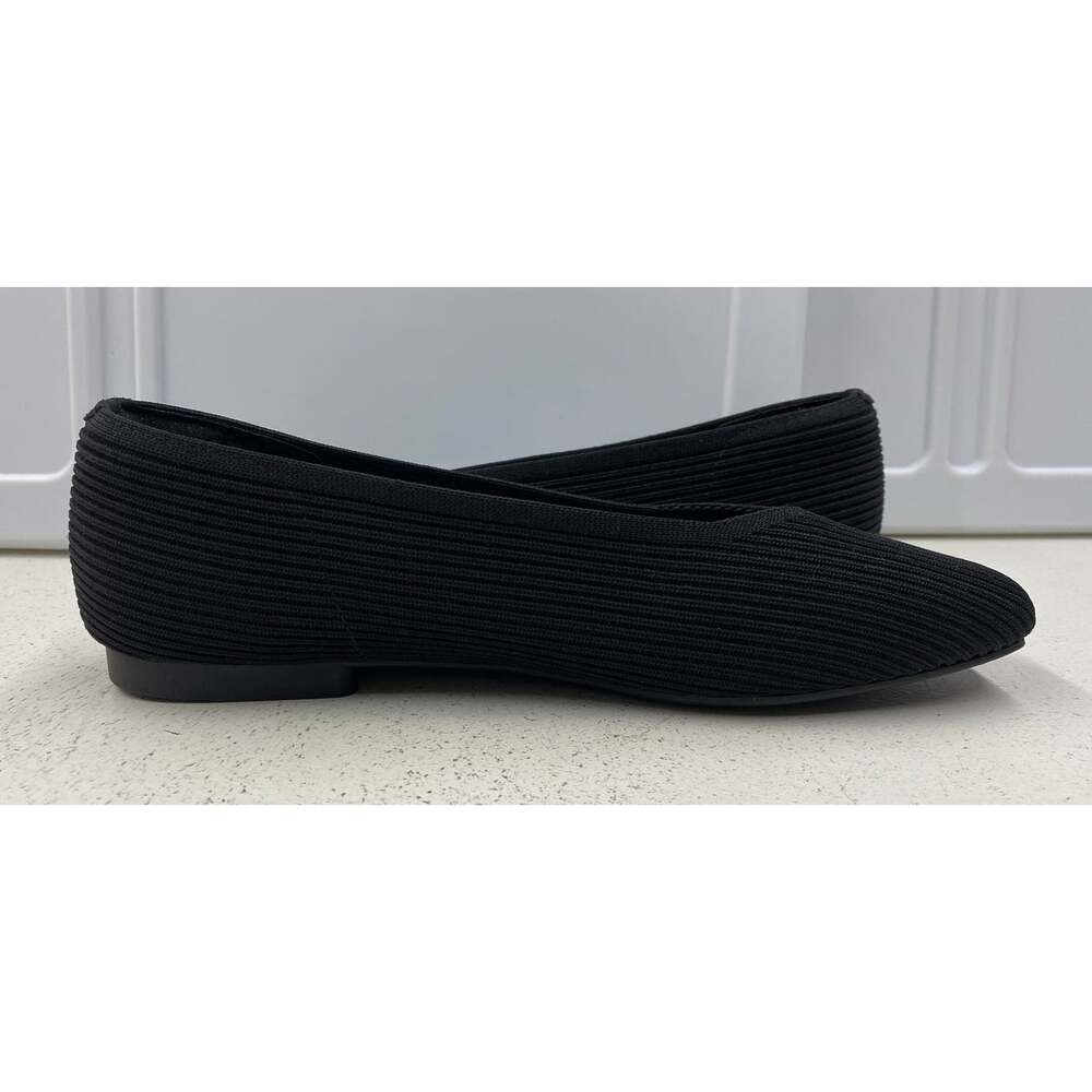 Women VIVAIA Margot 2.0 Square Toe V-Cut knit slip-on flats shoes 39.5 (US 8.5) - Picture 3 of 7